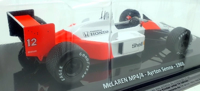 Altaya escala 1/24 diecast AL5122F - McLaren MP4/4 Ayrton Senna 1988 #12 Foto 2 de 4
