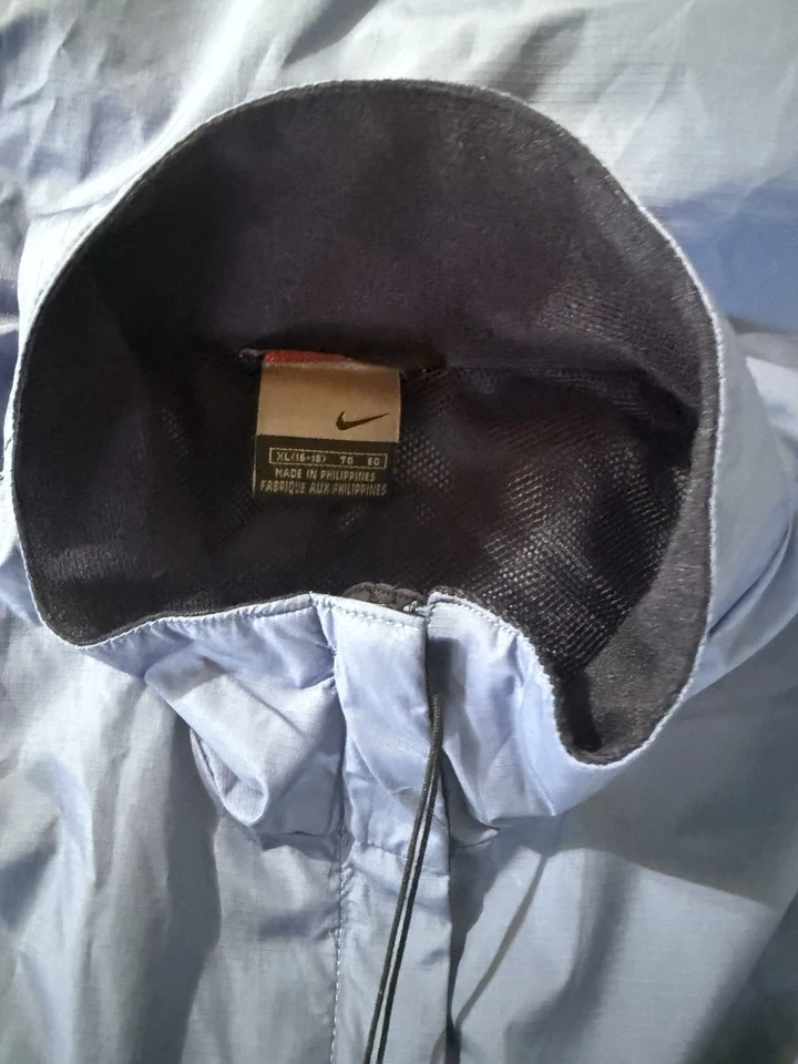 Vintage Nike Jersey Vest Blue Black Full Zip Cycling XL Made in Philippines - Image 3 of 3