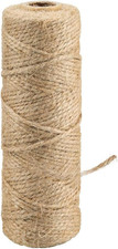 Jute Twine 3ply 2mm Diameter Burlap Ribbon Gardening String Heavy Duty Arts and