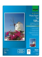 Sigel Fotopapier IP664 Din A4 HochgläNzend 125 G/Qm 100 Blatt