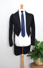 DEGE  SKINNER Bespoke 1922 White Tie Tailcoat Size 36R/46R Coat Barathea Dinner