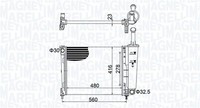 MotorküHler WasserküHler Magneti Marelli 350213155700 FüR Lancia Ypsilon 312