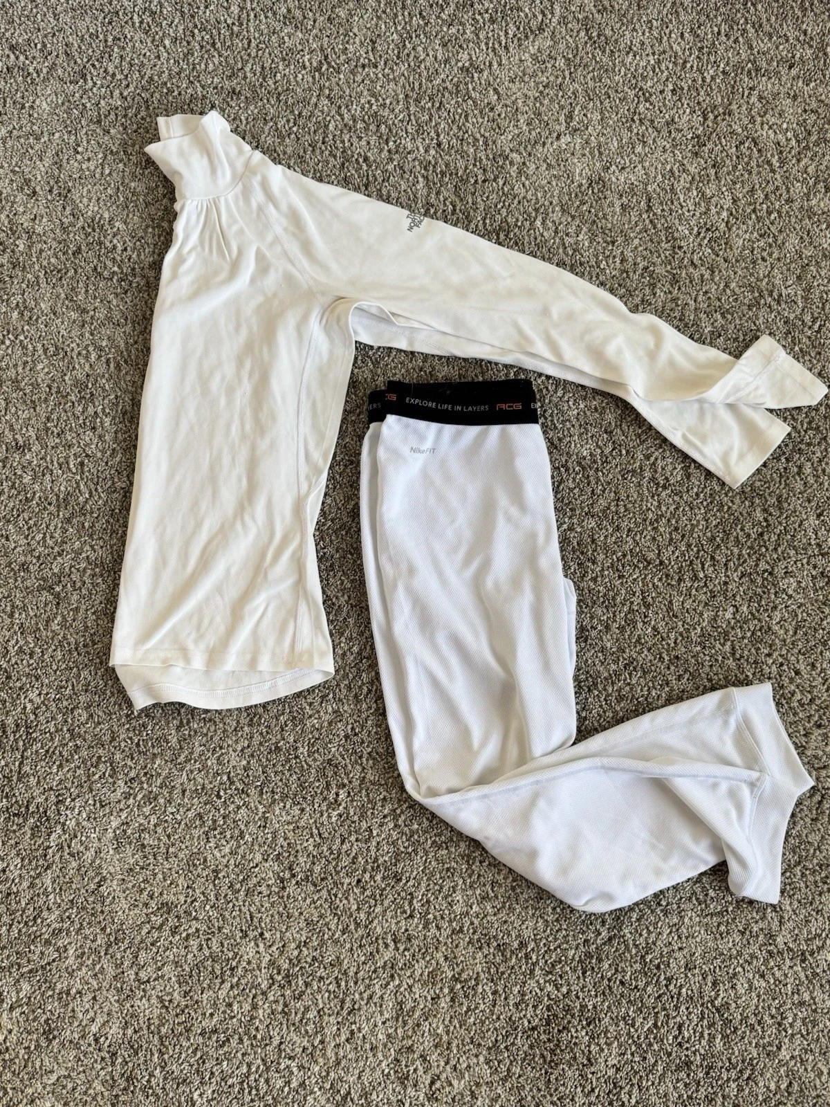 Women’s Size Small Base Layer Nike Bottoms And North Face Top