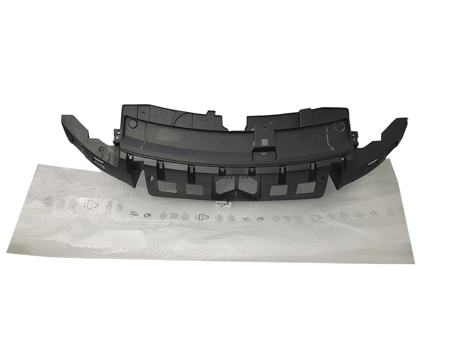 Support pare-choc avant pour Citroën C4 Cactus - Fixation d'origine OE 9801744980 en ABS noir