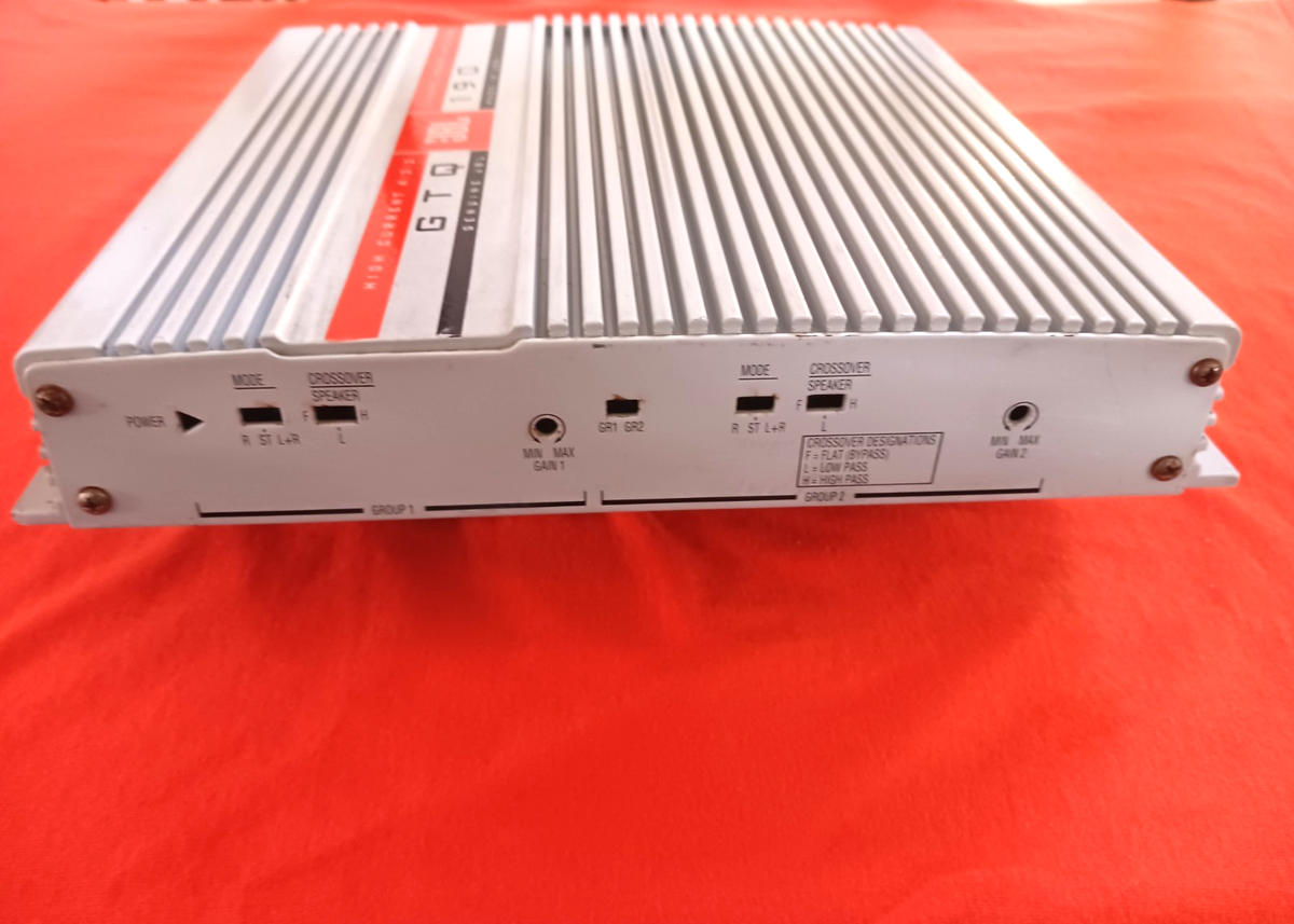 JBL GTQ 190 Old School Car Amp 4 Channel 4/3/2 MADE IN USA Grand 