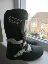 WULFSPORT MAX EQUIPE KIDS YOUTHS MOTOCROSS OFF ROAD QUAD BOOTS EU 37 UK 4