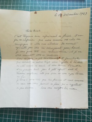 vp215 22. Dezember 1945 Dankesbrief für die versendeten Pakete