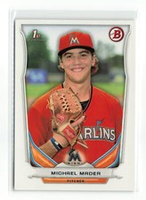 MICHAEL MADER #DP102 1ST 2014 BOWMAN MARLINS