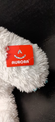 Yeti Yulli Abominable Snowman 15 Zoll weißes Plüschtier von Aurora mit Etikett - Bild 3 von 5