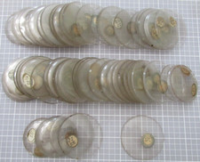 apprx 90ct ASSORTED SIZE 22 DOMED MINERAL GLASS POCKET WATCH CRYSTALS LOT 2