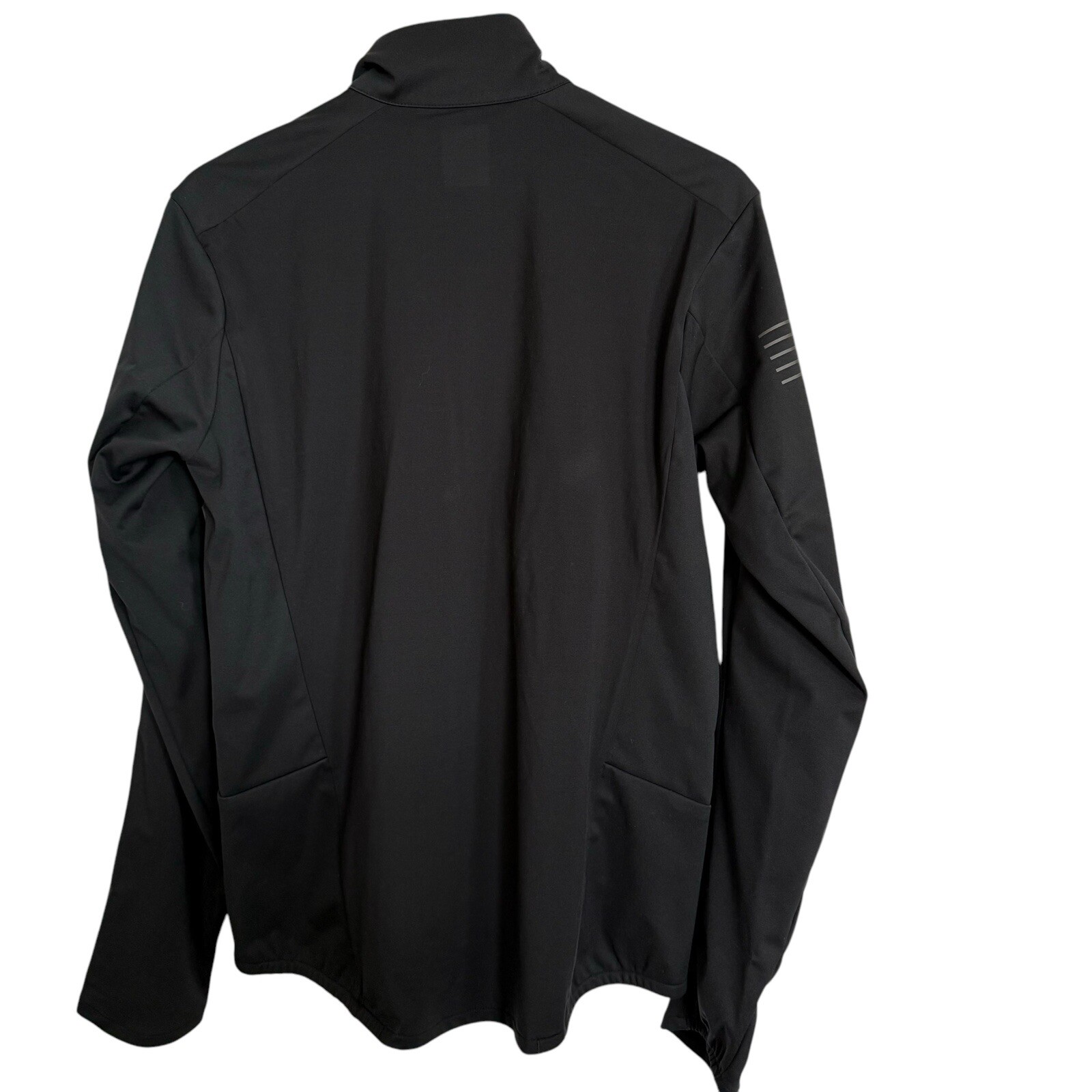 Giacca donna Salomon taglia media running leggera full zip nera