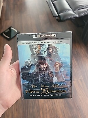 #ad Pirates of the Caribbean: Dead Men Tell No Tales 4K Ultra HD Blu ray Sealed $11.88