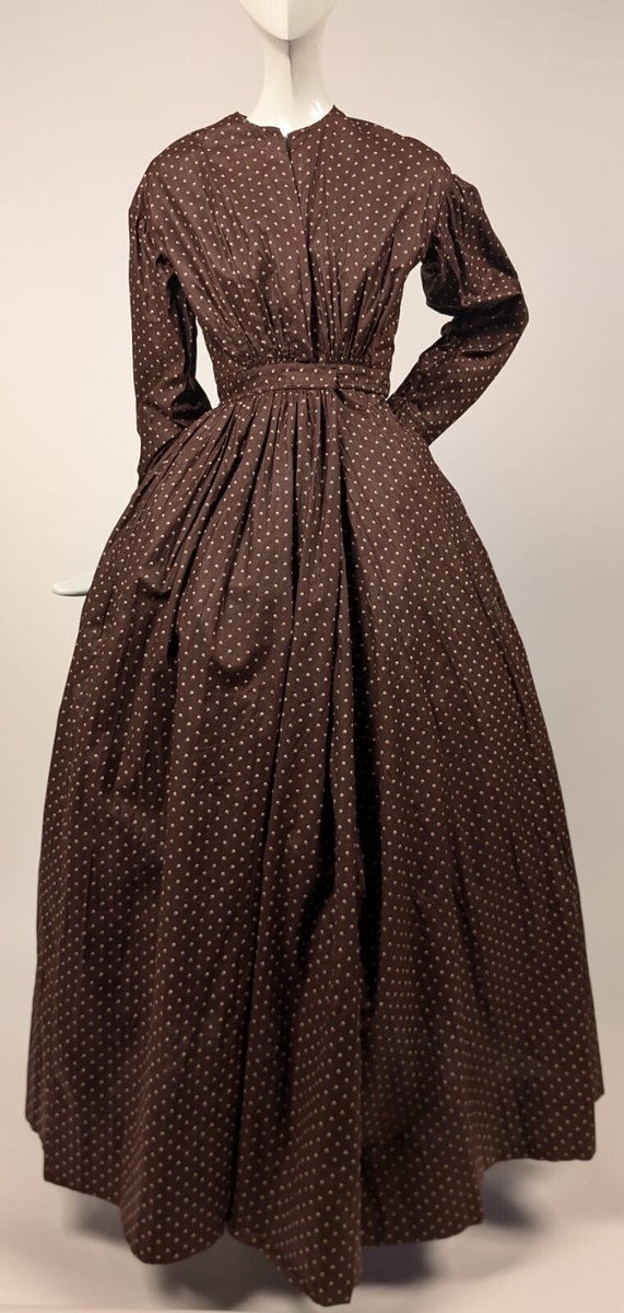 slim fit dress slacks Vintage Edwardian Cotton Dress – Afterlife Boutique main image 1