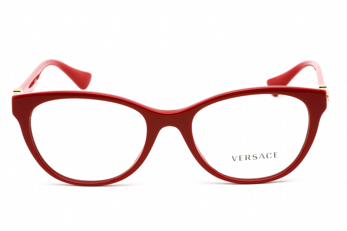 Red versace hotsell eyeglass frames