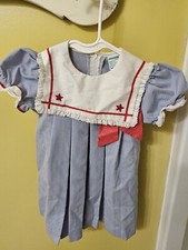 vintage toddler sailor dress