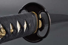 Japanese Samurai Sword Katana, Iron Tsuba, 1095 Carbon Steel, Clay Tempered