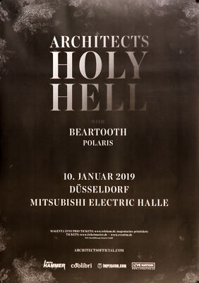 Architects - Holy Hell, Düsseldorf 2019 | Konzertplakat | Poster