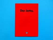 Prospekt / Katalog / Broschüre - VW Jetta I - C, CL, GL und Formel E - 07/83