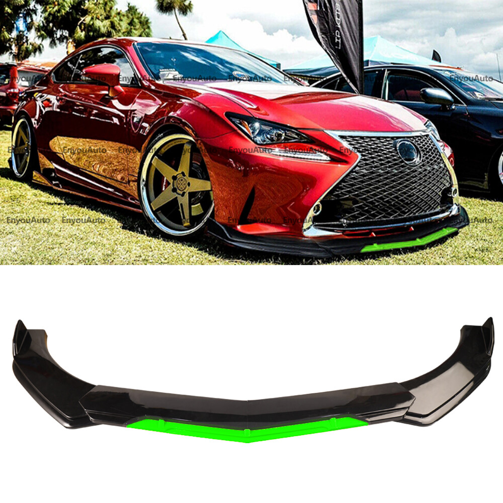 2-Piece Front Bumper Upper Grille & Chrome Molding Trim For 2010-2012 Lexus ES350