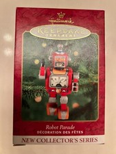 Hallmark Keepsake Ornament-Robot Parade Decoration-Handcrated  Tin - 2000