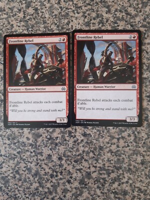 MTG - 2 x Frontline Rebel - Aether Revolt