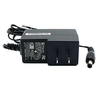NEW Genuine Polycom VVX 201 101 IP Phone 12V Power Supply Adapter 0432-02RB000