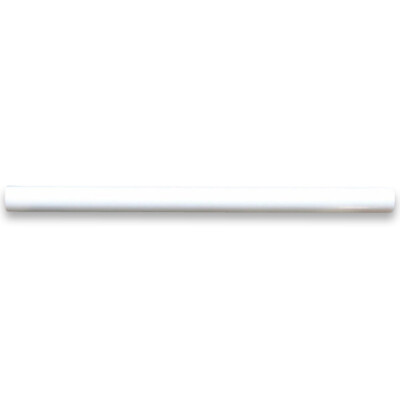 T18P Thassos White Marble Pencil Liner Trim Molding 3/4x12 Polished