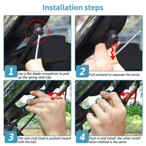 Vehicle Rear Tailgates Trunk Gas Struts Shock For FORD MUSTANG 1999-2004 2PCS - 第 5/11 張圖片