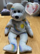 TY Beanie Babies,  CHEERY The Bear  Sunshine Rainbow 2000 Retired With Tags