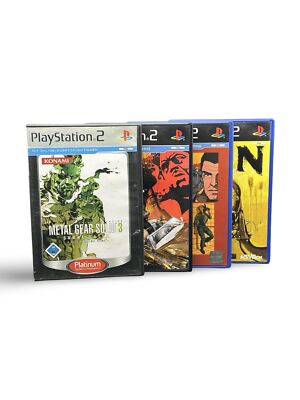 PS2 Spiele | 187 Ride or Die + XIII + Gun + Metal Gear Solid 3 Bundle