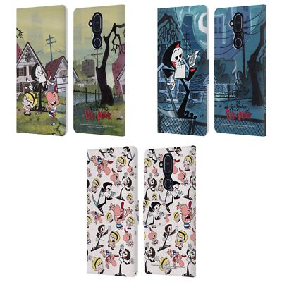 THE DRIMM ADVENTURES OF BILLY & MANDY GRAFIK LEDER BOOK CASE FÜR NOKIA HANDYS