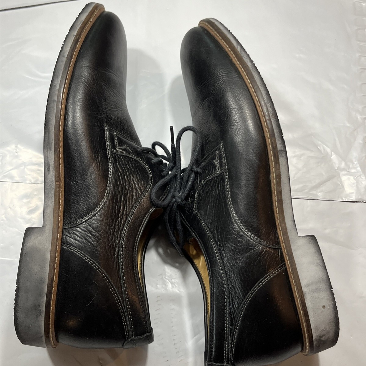 Johnston & Murphy Lace Up Shoes J&Mflex Barlow Plain Toe Oxford 204871 Sz 13 NEW Johnston & Murphy Lace Up Shoes, J&MFlex Barlow Plain Toe  main image 4