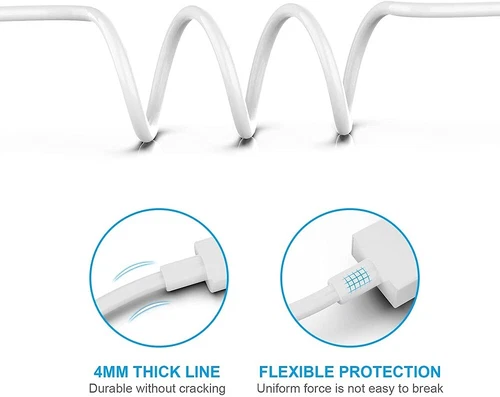 Fast Charger Long Cable USB Lead Cord Wire For Apple iPhone 12 11 5 6 7 8 XS XR - Picture 2 of 6
