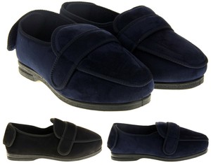 mens slippers eee width