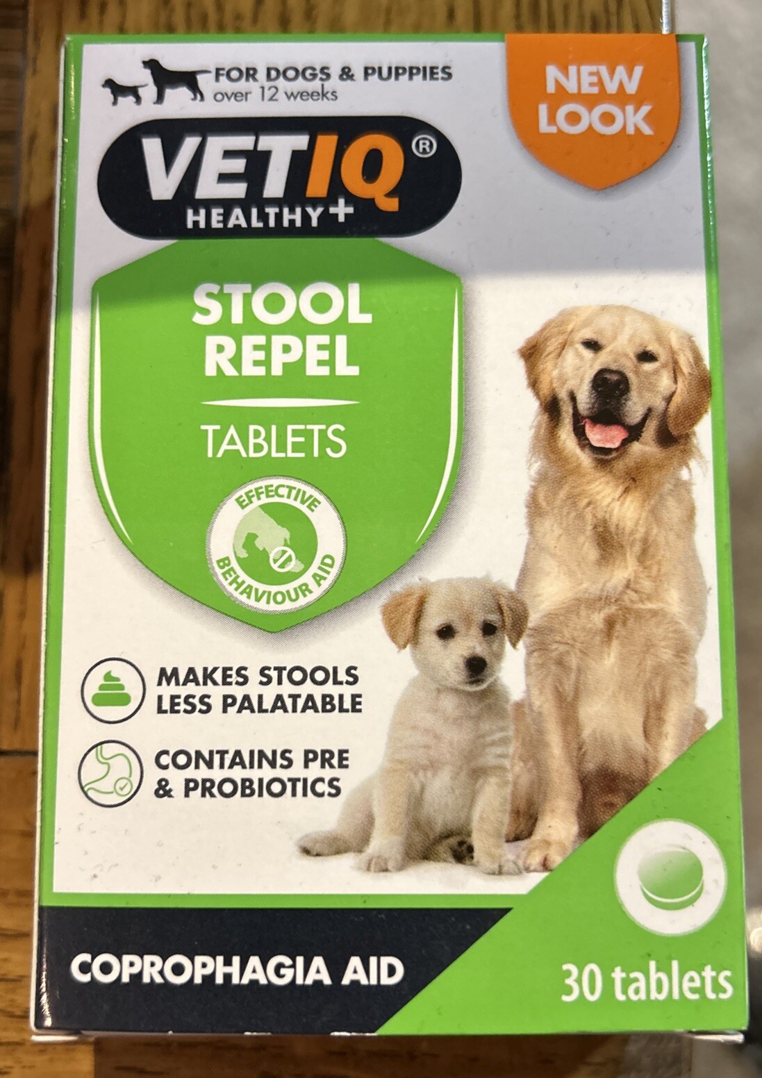 2 PACK VETIQ STOOL REPEL TABLETS STOPS POO EATING EFFECTIVE BEHAVIOUR AID 30 TAB - Image 2