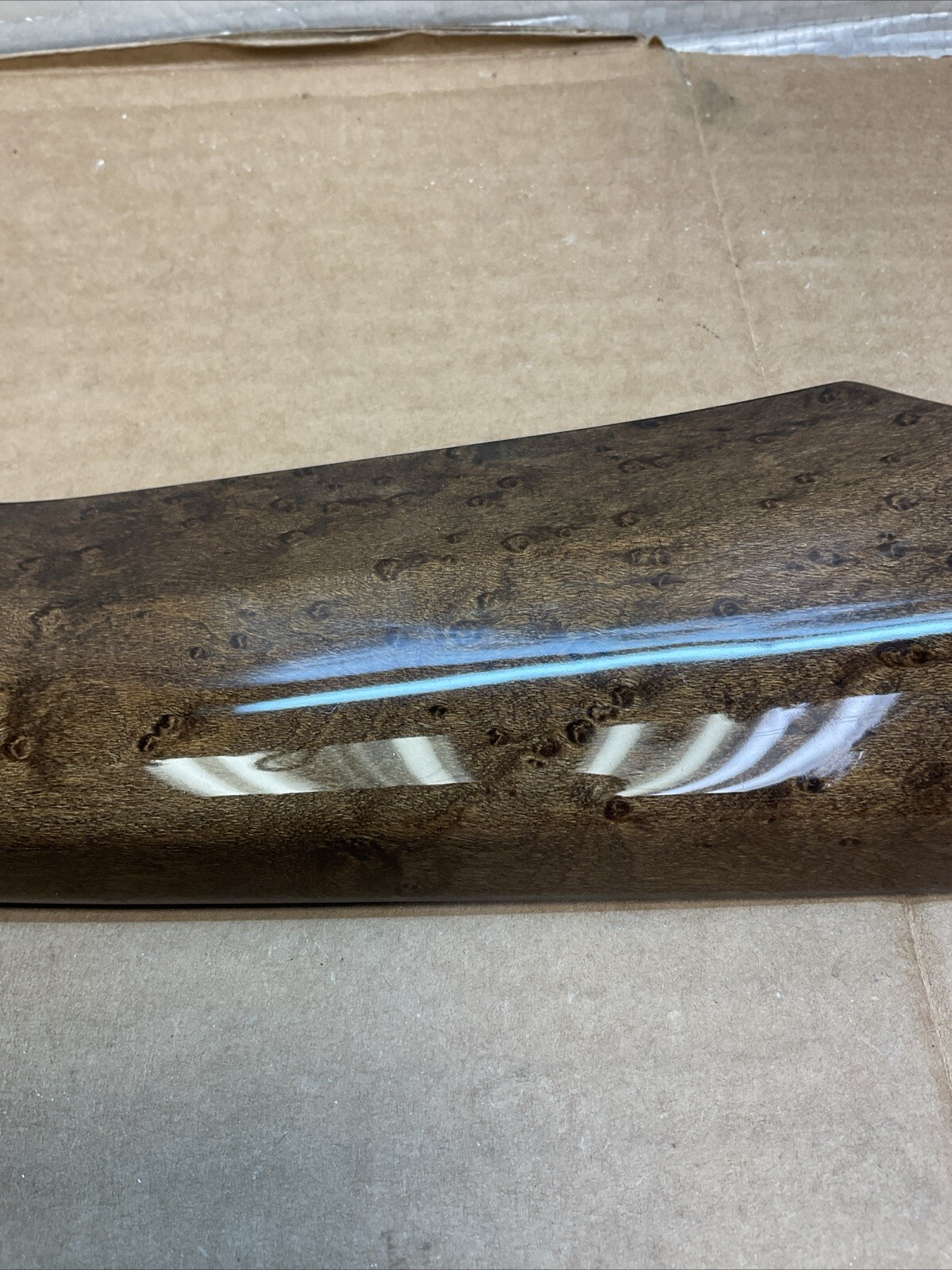 13-16 Maserati Quattroporte Front Left Dashboard Dash Cover Trim Panel Wood OEM