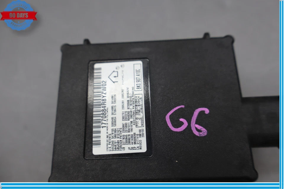 11-14 Porsche Cayenne 958 Garage Door Opener Control Module 8K0907410B Oem - Image 4 of 4