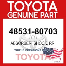 Genuine Toyota 48531-80703 Absorber Assy Shock Rear RH/LH 4853180703 OEM