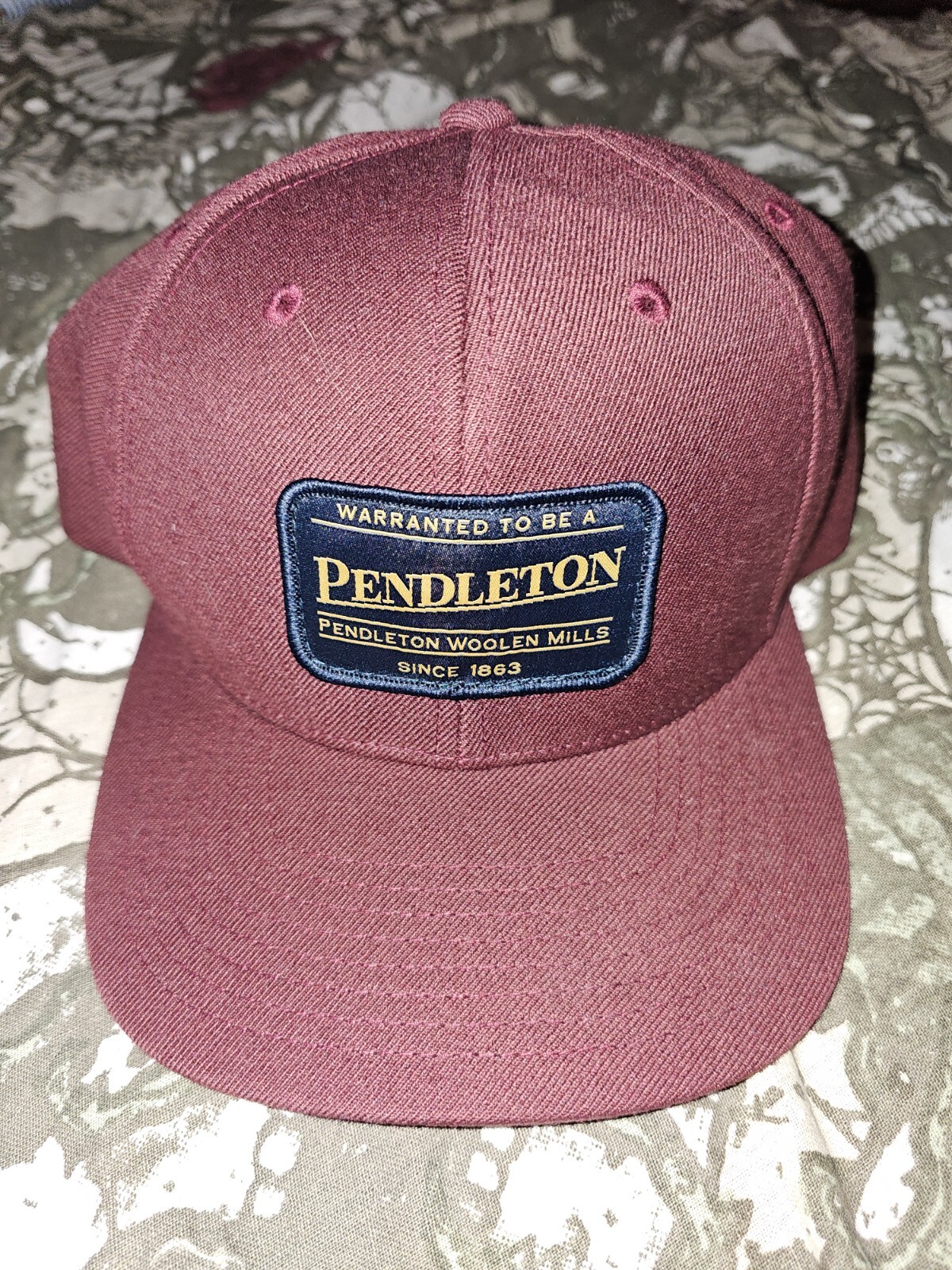 Pendleton Classic Patch Trucker Hat One Size Red … - image 1