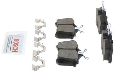 For 1986-1989 Volkswagen Scirocco Bosch QuietCast Ceramic Brake Pads Rear 1987