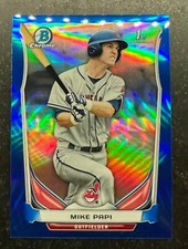 2014 Bowman Chrome Draft Blue Refractor Mike Papi #36 154/399