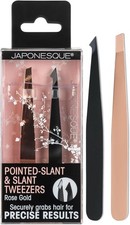 Pointed-Slant  Slant Tweezers, for Eyebrow Grooming, Facial
