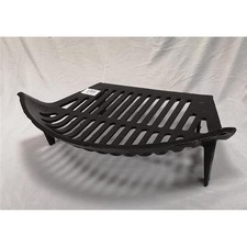 Round Tower Single Fire Grate Bottom Base Bow Fronted Cast Iron For 18'' Opening