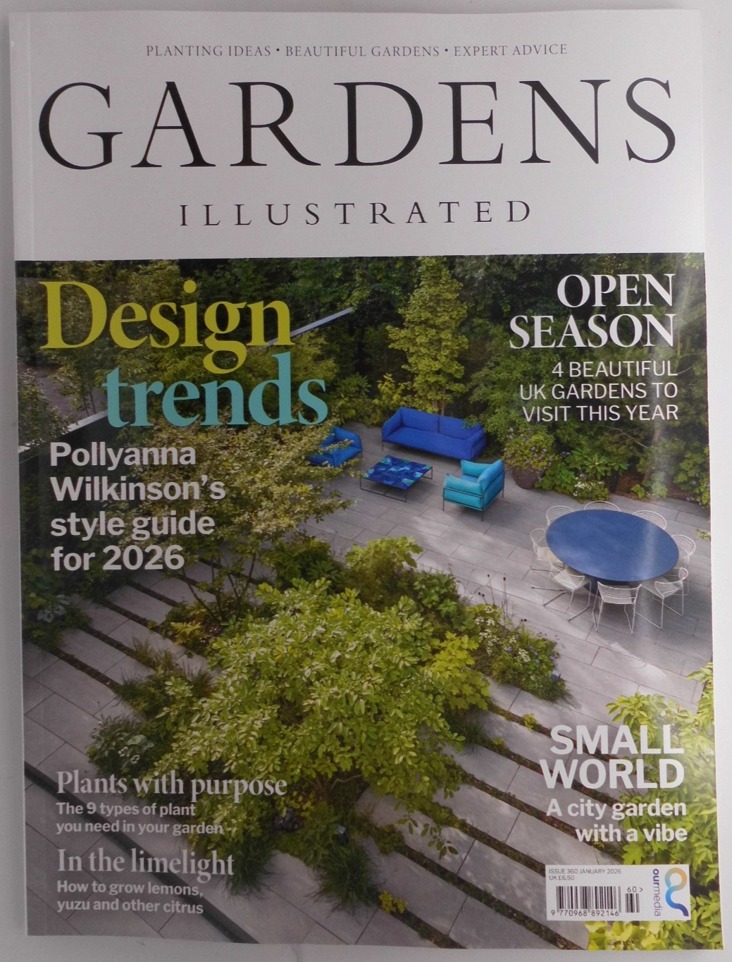 Gardens Illustrated magazine Jan 2026 Pollyanna Wilkinson's style guide for 2026