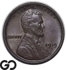 1919-D Lincoln Cent Wheat Penny *Key Date* Choice Unc+