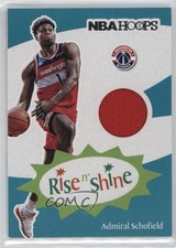 2019-20 Panini NBA Hoops Rise N Shine Memorabilia Admiral Schofield #RS-ASH 1i0w