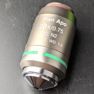 Nikon Plan Apo 20x / 0,75 DIC N2 CFI60 Mikroskop Objektiv Objektiv OFN25 WD 1.0