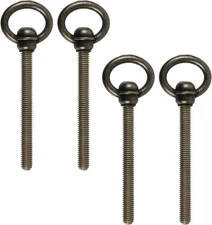 4Pcs Antique Brass Swivel Mirror Screws 2.79 Inch Cheval Mirror Swing Mountin...