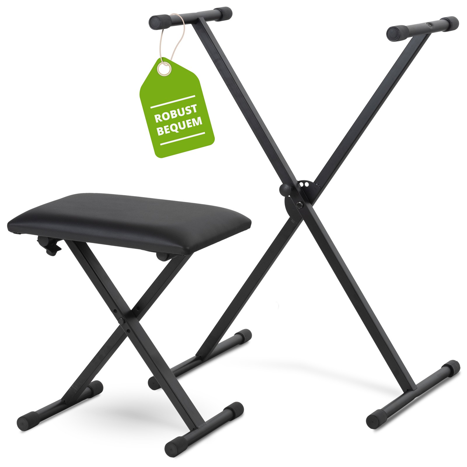 Keyboardstnder mit Keyboardbank Klavierhocker Пианобанк Klavierbank Стандартный набор клавиш 10190₽