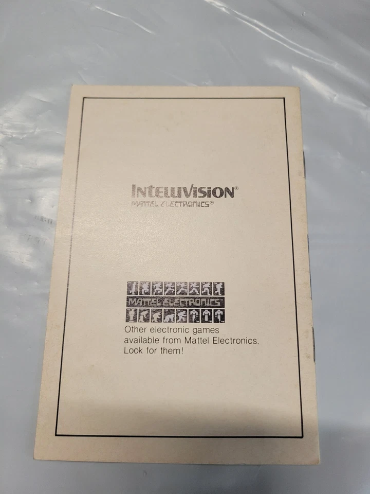 Burger Time Intellivision MANUAL ONLY Authentic Mattel MANUAL - Image 2 of 2
